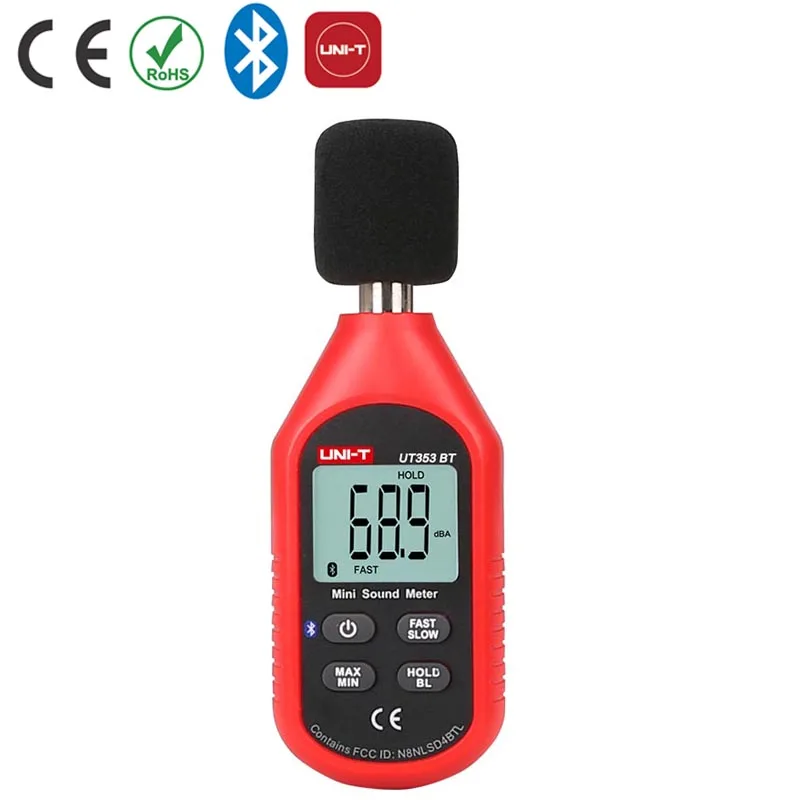 UNI-T UT353BT мини-измеритель звука/связь Bluetooth; децибел/тестер шума/измеритель уровня звука