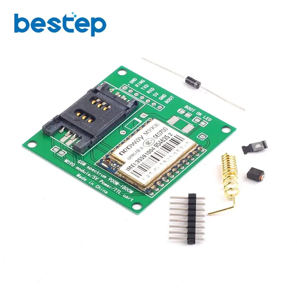 M590E GSM GPRS наборы DIY M590 900 m 1800 sms cpu MCU тест|kit kits|gprs modulekit gsm |