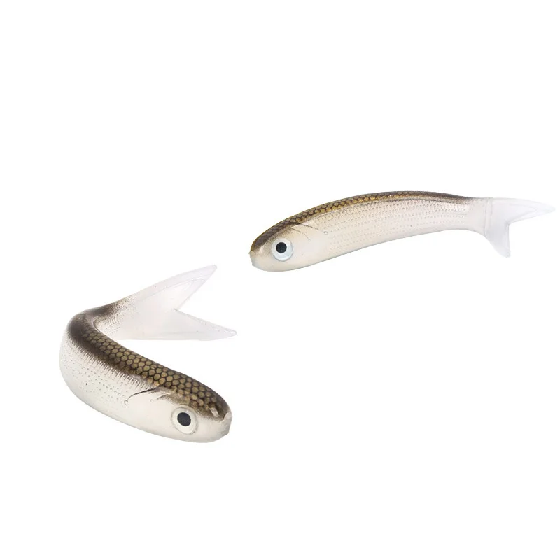 Tsurinoya мягкие приманки 65 мм 3 5 г/80 6 2 г с 3d глазами искусственная приманка Pesca swimbait