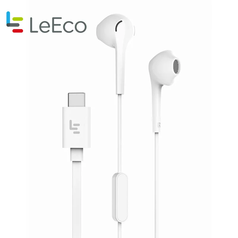 Original Letv CDLA Earphone Letv 2Pro HiFi Chip Inbedded Continual Digital Lossless Audio Type-C Plug Gold Galved Mic Retail Box