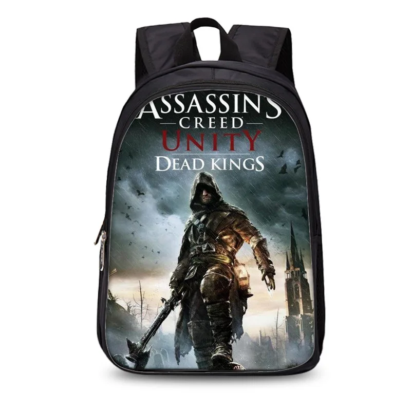 Assassins Creed l Рюкзак черный студенческий рюкзак для мальчиков и девочек подростковый рюкзак для путешествий рюкзак для ноутбука - Цвет: 8