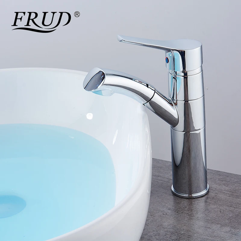 FRUD Новый выдвижной кран для ванной комнаты специальный дизайн одной ручкой