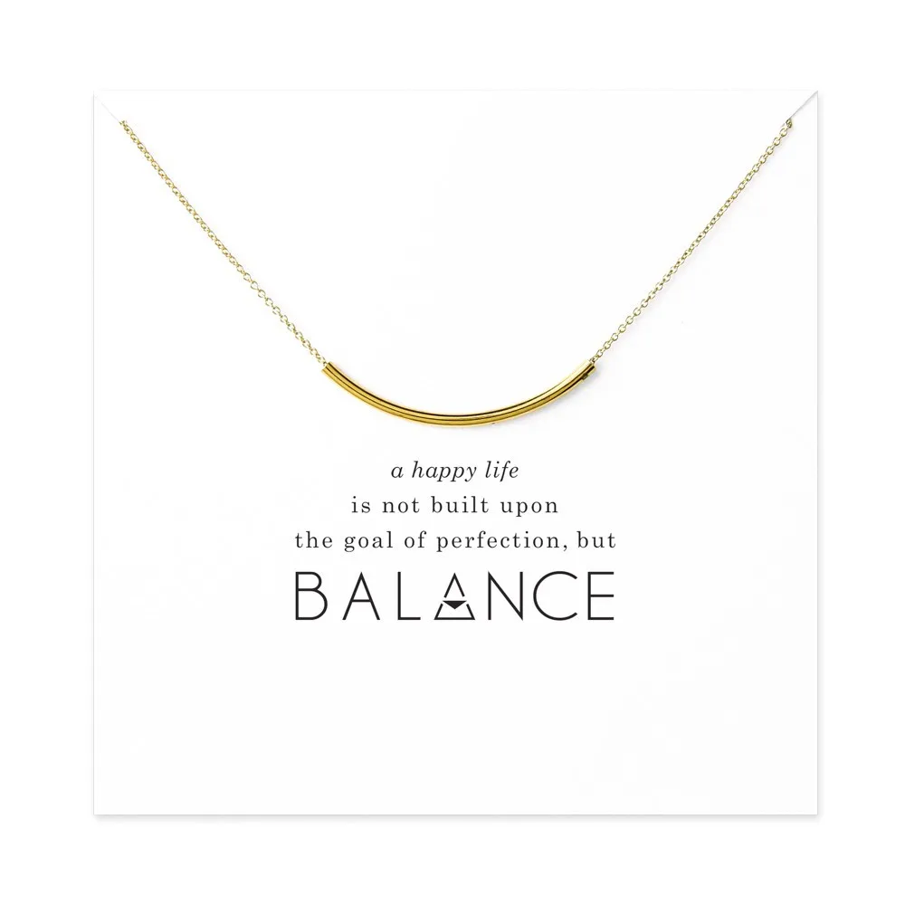 Сверкающее ожерелье с подвеской в виде изогнутой трубки Женское Ожерелье |