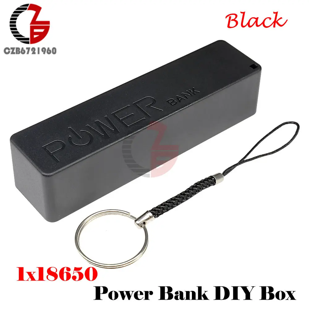 18650 Box Black Металлический детектор+ 18650 USB внешний аккумулятор чехол DIY комплекты DC 3 V-5 V металлический тестер сенсорная плата с 18650 зарядным модулем аккумулятора - Цвет: 18650 Box Black