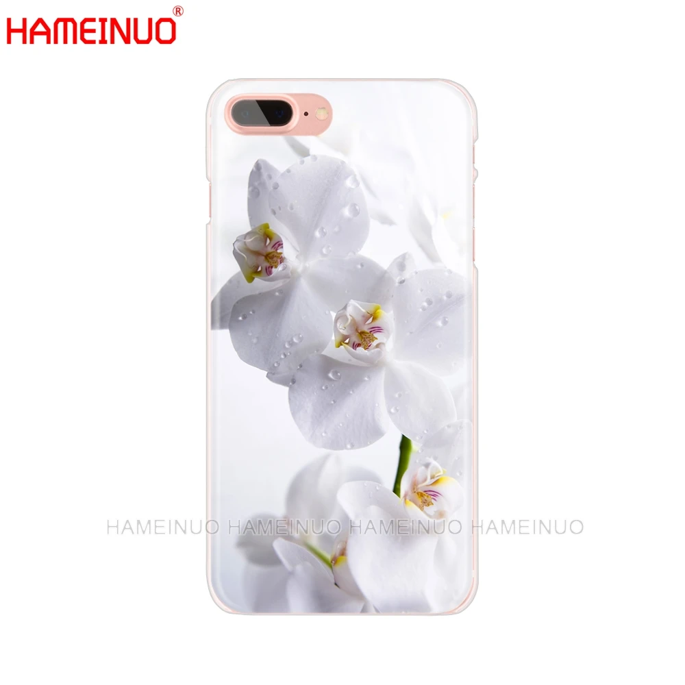 HAMEINUO цветы орхидеи Красочный сотовый телефон чехол для iphone X 8 7 6 4 4s 5 5s SE 5c 6s