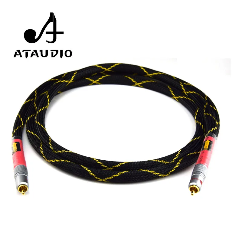 Цифровой коаксиальный кабель ATAUDIO 8N OFC Ortofon Hi Fi 75 Ом RCA|Кабели VGA| |