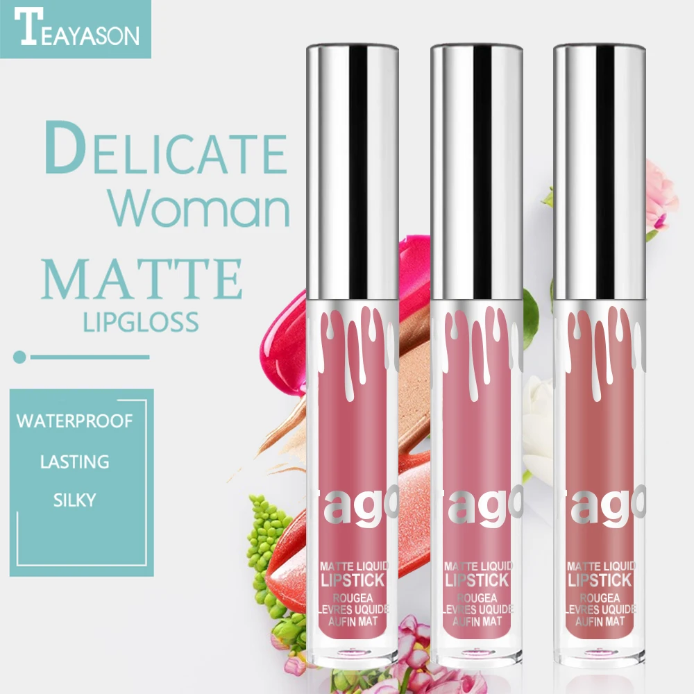 Дракон макияж матовый блеск для губ 12 видов цветов водостойкая жидкая губная