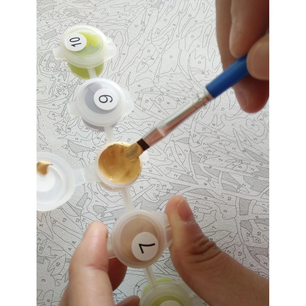 Безрамное гостиная уличный свет Наборы украшения рука рисовать дерево белье