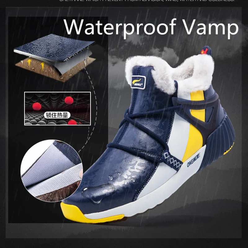 Мужская обувь для пешего туризма женские зимние теплые водонепроницаемые