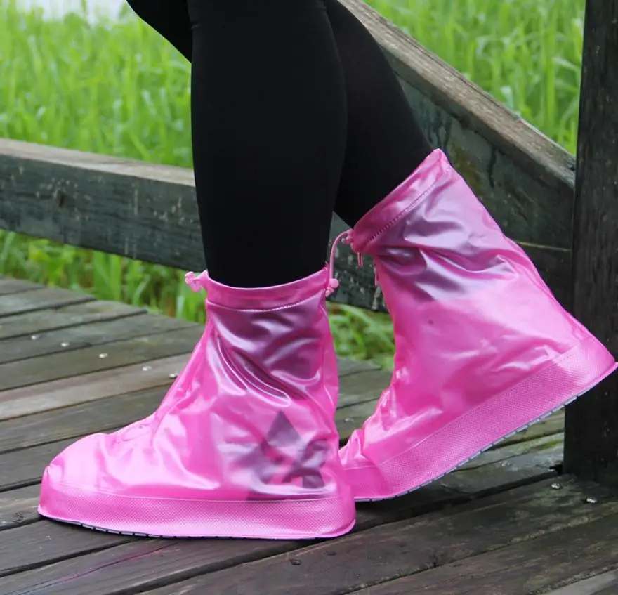 

Rainproof foot cover adult waterproof foot cover student men and women outdoor wear-resistant thickening foot cover