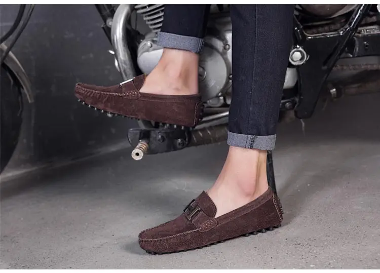 Mocassin homme/мужские лоферы; повседневная обувь; модная кожаная обувь для вождения; мужские мокасины; мужские лоферы; Цвет Черный