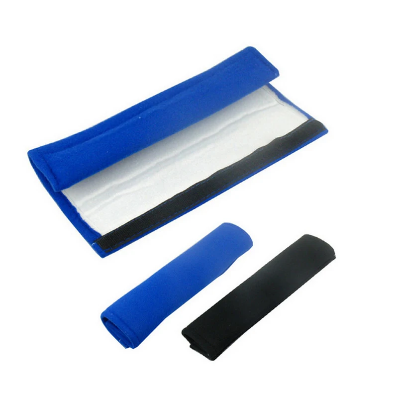 2 шт. новый автомобильный ремень чехлы плюшевые сплошной цвет безопасности