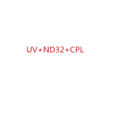 3 шт. фильтры для Дронов ND4 и ND16 и ND32/УФ и CPL и ND32 фильтр объектива Комплект для dji Мавик 2 зум drone аксессуары - Цвет: UV  ND32 CPL