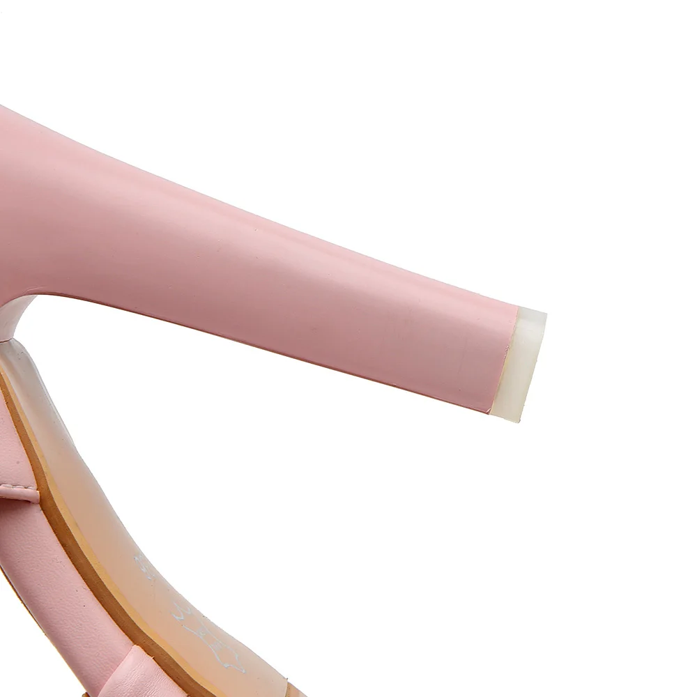 Новые летние женские сандалии гладиаторы черные белые на платформе с ремешком пятке большие размеры 10 31 43