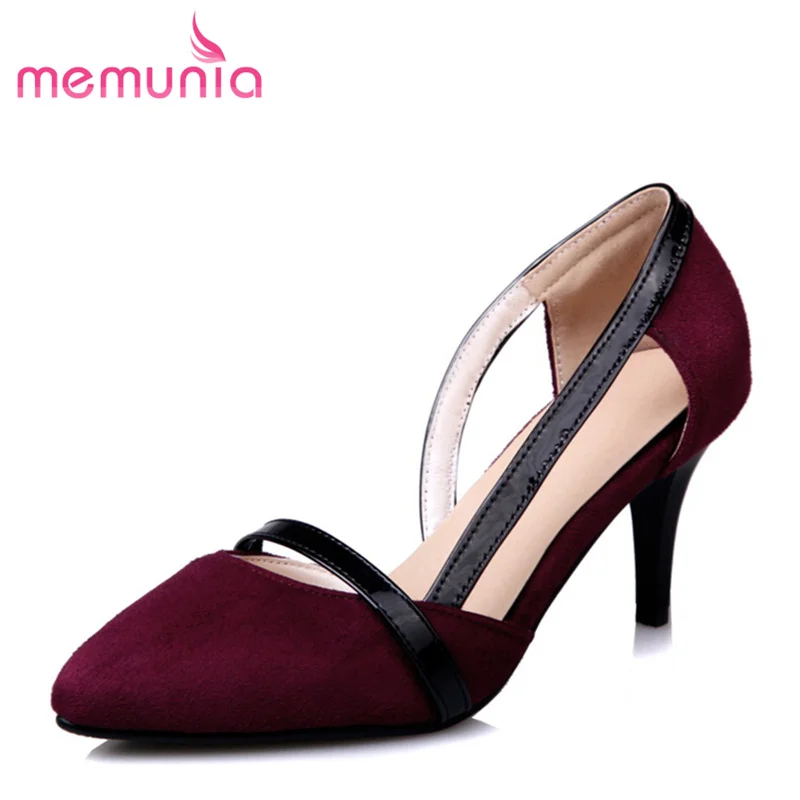 MEMUNIA/2020 г. Хит продаж Новое поступление женская обувь на высоком каблуке модные