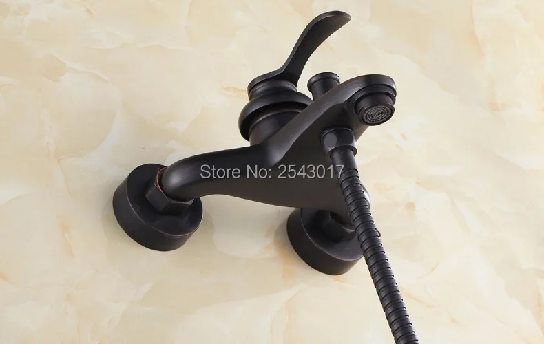 Смеситель для душа ZR031 черный с ручной душевой кабиной одной ручкой |