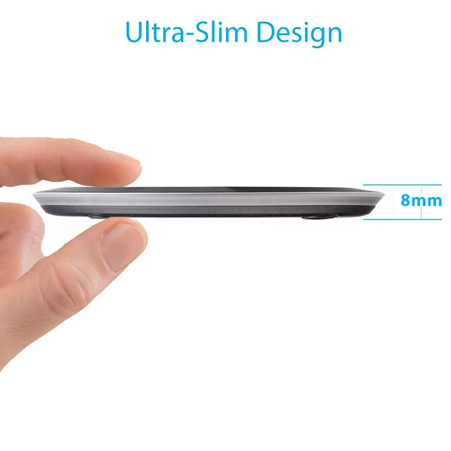 10W Qi Wireless Charger for iPhone X/XS Max XR 8 Plus Visible Element Charging pad base Samsung S9 S10+ Note 9 8|Зарядные