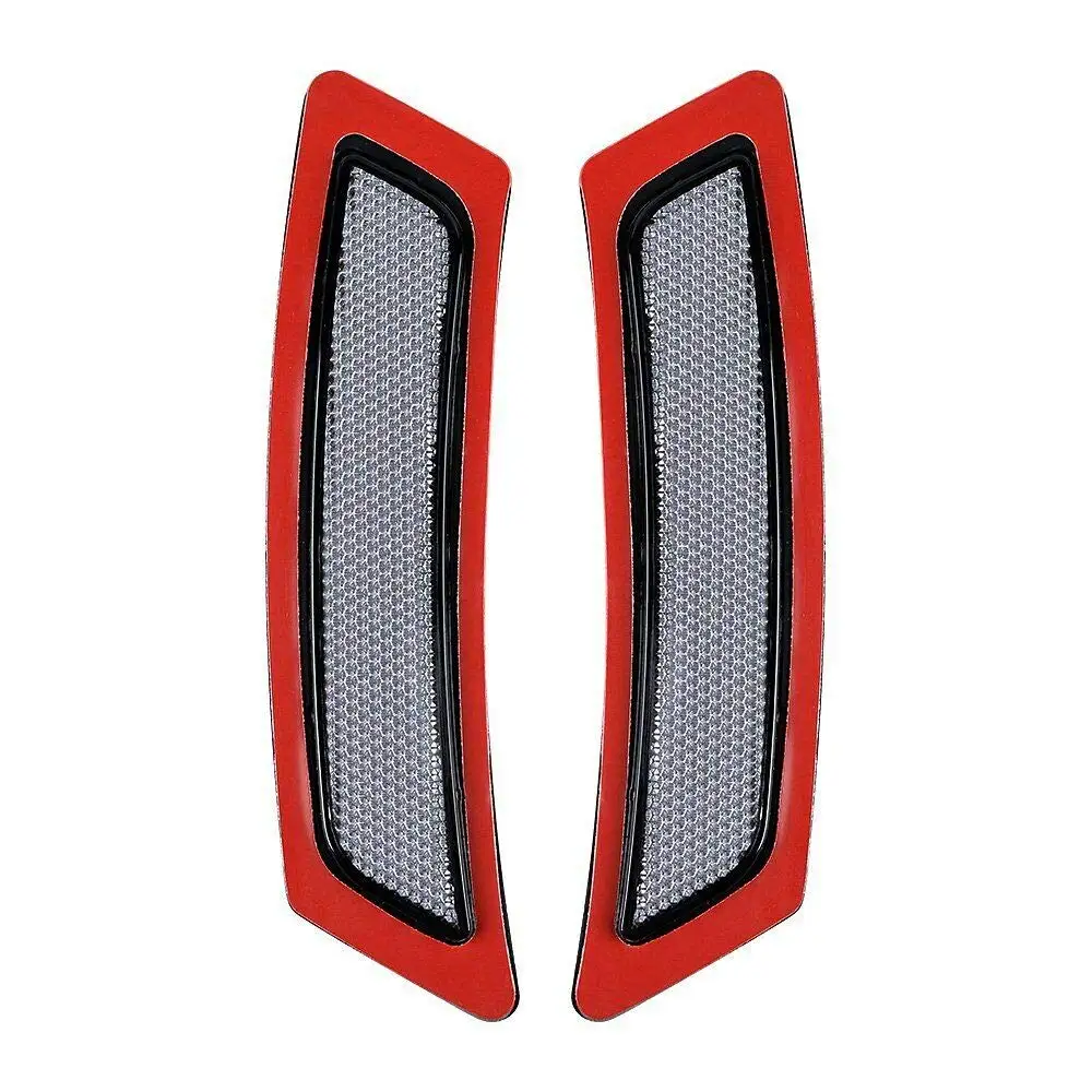 2PCS Crystal Grey Lens Front Side Marker Fender Bumper Reflector For BMW F10 5 Series 2011-2014 BASE Bumper Models