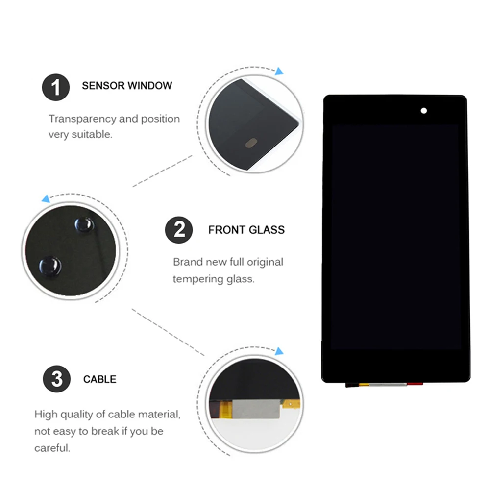 Класс AAA 5 0 &quotЖК дисплей для SONY Xperia Z1 ЖК кодирующий преобразователь сенсорного