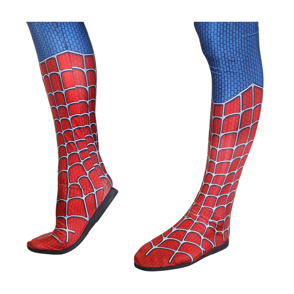 Raimi Spider Kostuum, карнавальный костюм, 3D принт, полное тело, зентай, костюм, стелька, линзы, маска для взрослых, детей, облегающий костюм с пауком, костюм
