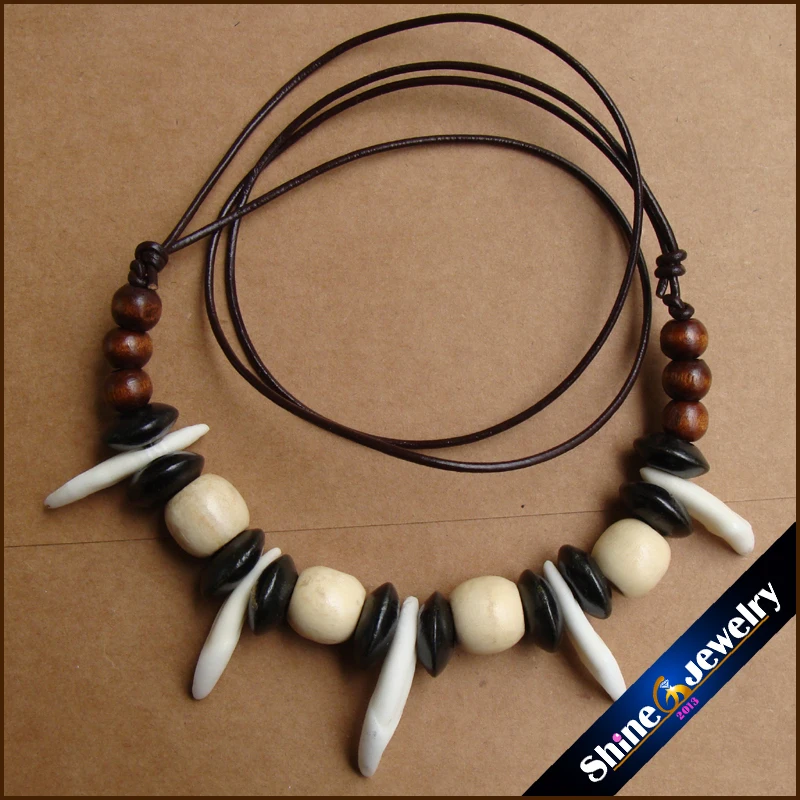 Оптовая продажа Тибетский племенной ювелирные изделия натуральный волк зубы