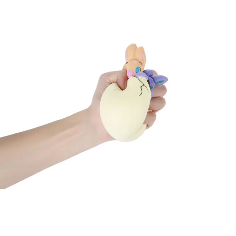 Симпатичные Близнецы кролики анти стресс забавные мягкие игрушки мягкими слизь