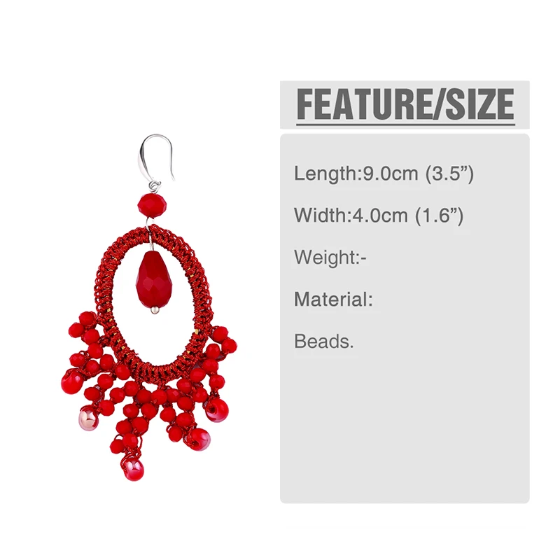 Серьги FLOLA с синими бусинами в стиле бохо ювелирные изделия женские серьги