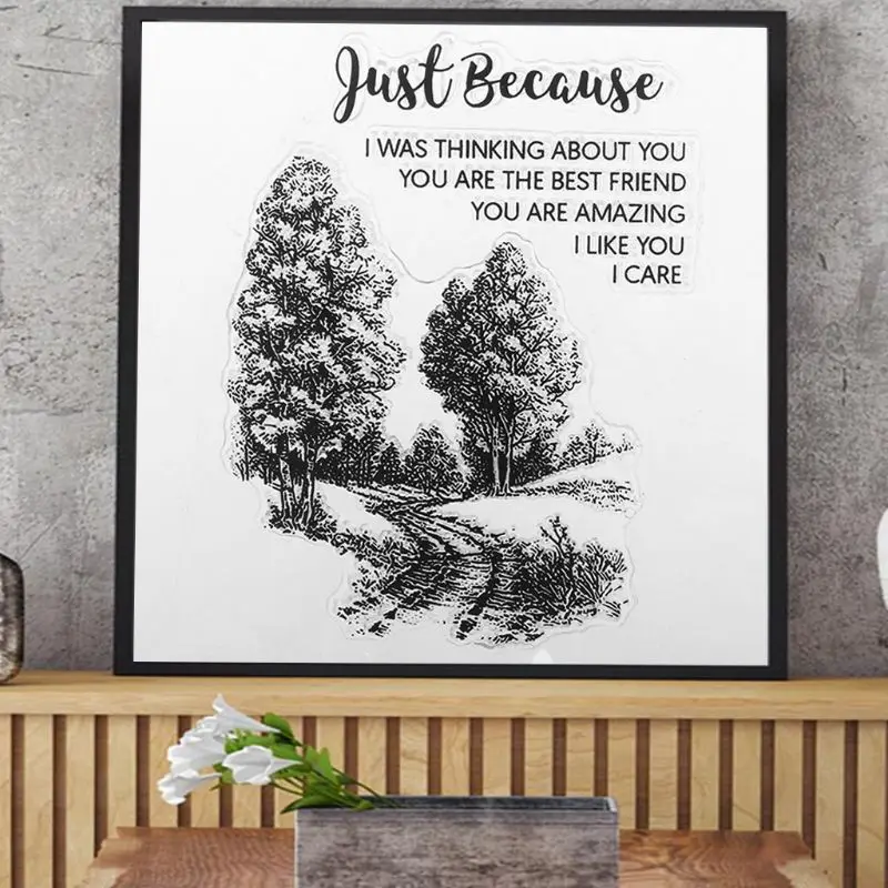 Милые животные/напиток чай прозрачный DIY силиконовый штамп цепляющее тиснение