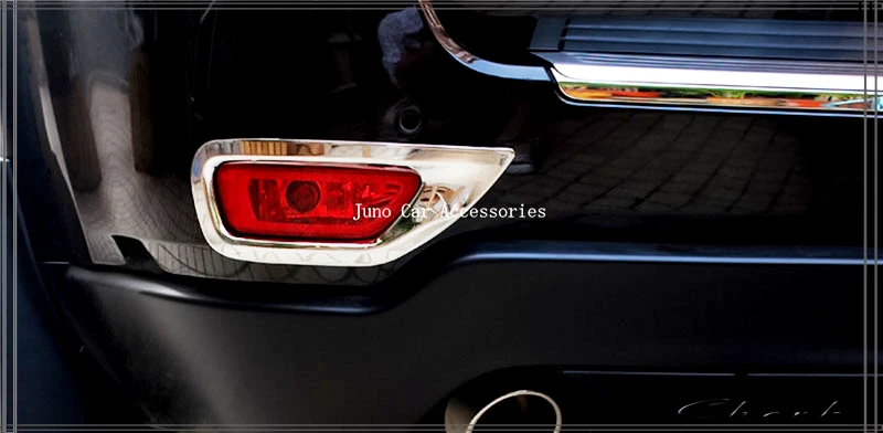 2 шт. ABS хром задний противотуманный фонарь Крышка лампы отделка автомобиля