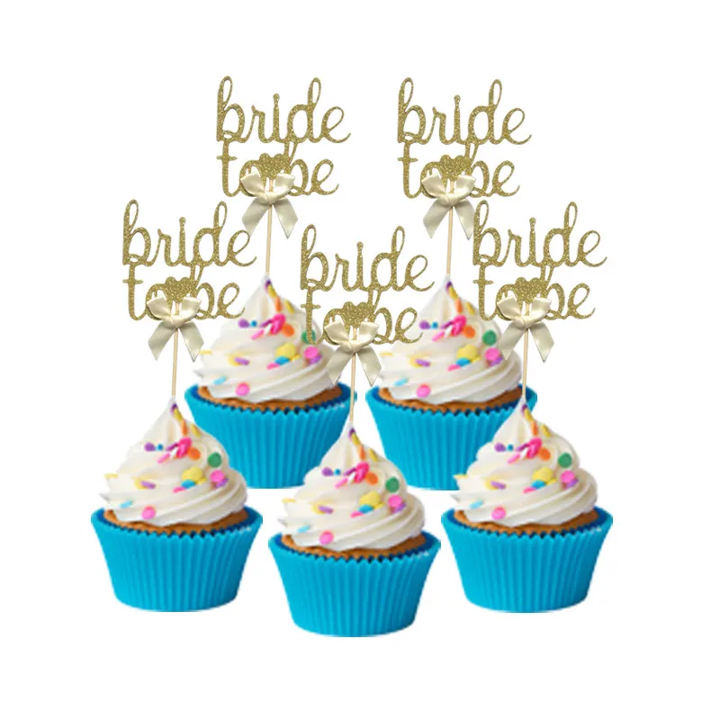 Chicinlife с надписью &quotBride To Be&quot для капкейка-девичник вечерние украшения Свадебные