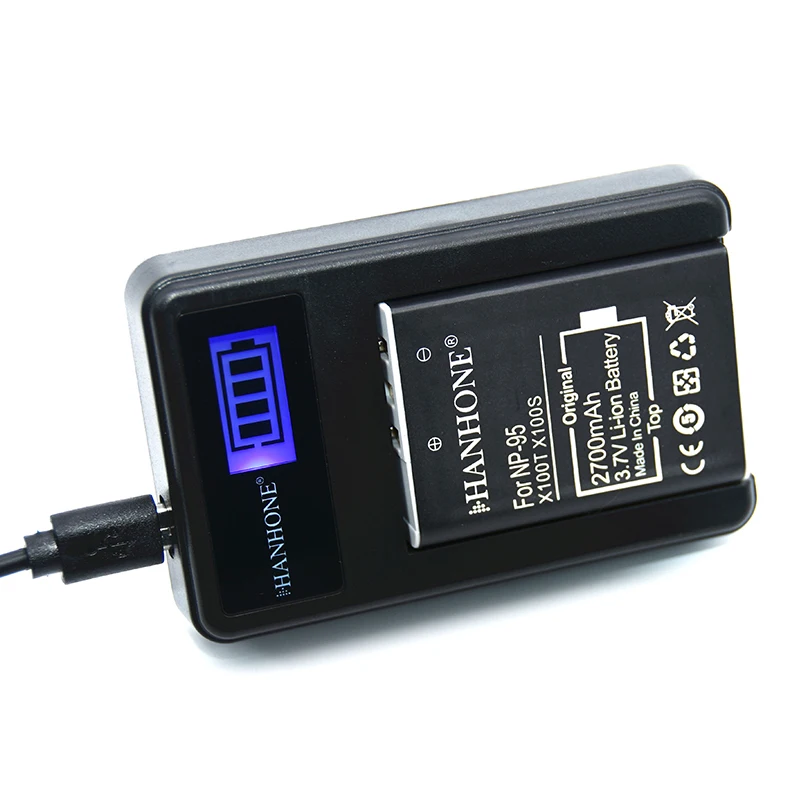 4 шт. 2700 мАч NP 95 батарея + LCD USB зарядное устройство для FUJIFILM F30 X100S F31 NP95 X100T F30fd 3D W1 F31fd