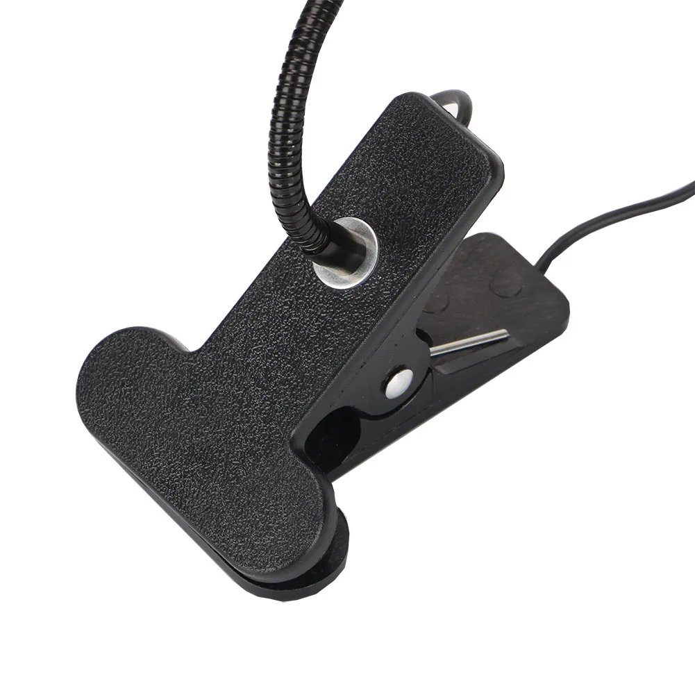USB Гибкий Светильник для чтения книг, 12 Светодиодный светильник, теплый белый светильник с зажимом для ноутбука, ноутбука, ПК, светильник