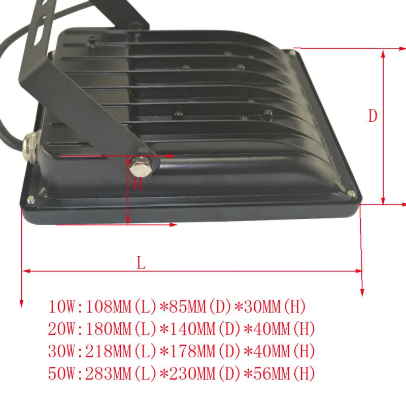 2 шт. Ip 65 светодиодный светодиодные лампы прожекторы уличный свет Прожектор Лампа
