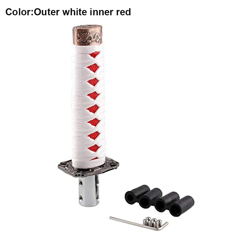 Меч форма переключения передач Катана металлическая ручка + 4 шт Адаптеры для