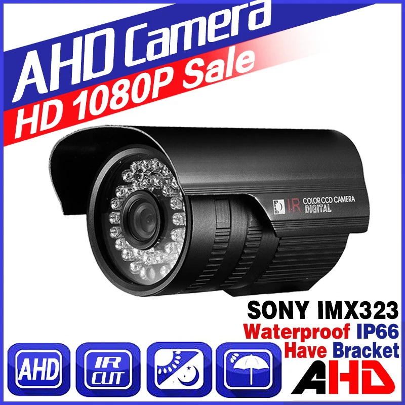 Настоящая HD 720P 960P Full 1080P Водонепроницаемая IP66 дневная/N камера видеонаблюдения AHD камера для помещений и улицы IR-CUT видео 36 LED инфракрасного видения
