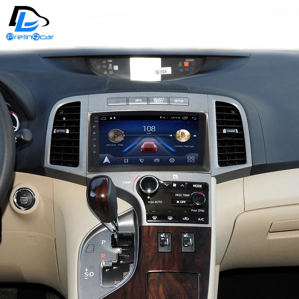4G LTE чистая навигация плеер android 8,1 система стерео для Toyota Vista venza 2009-2013 лет gps мультимедиа плеер радио