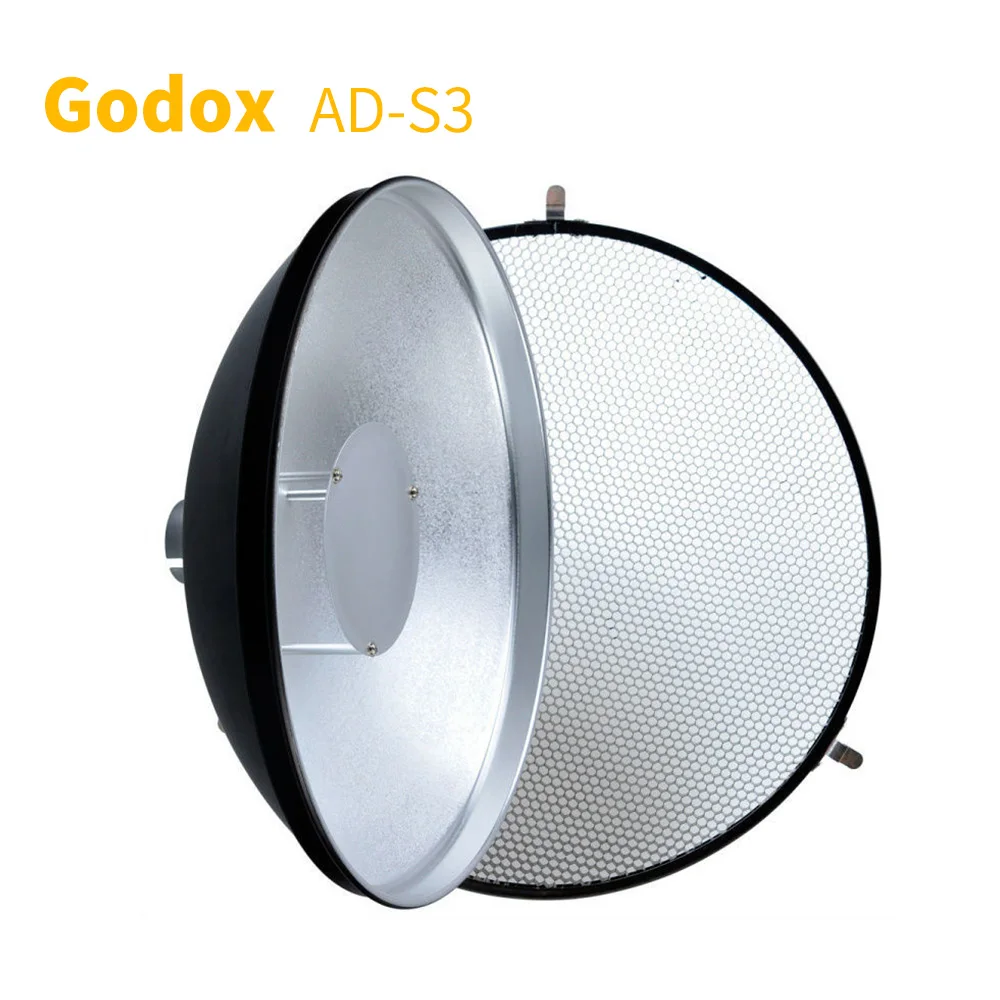 Godox AD S3 Beauty Dish + с ячеистой сеткой легкая мягкая ткань для WITSTRO AD180 AD360 Studio Flash Light