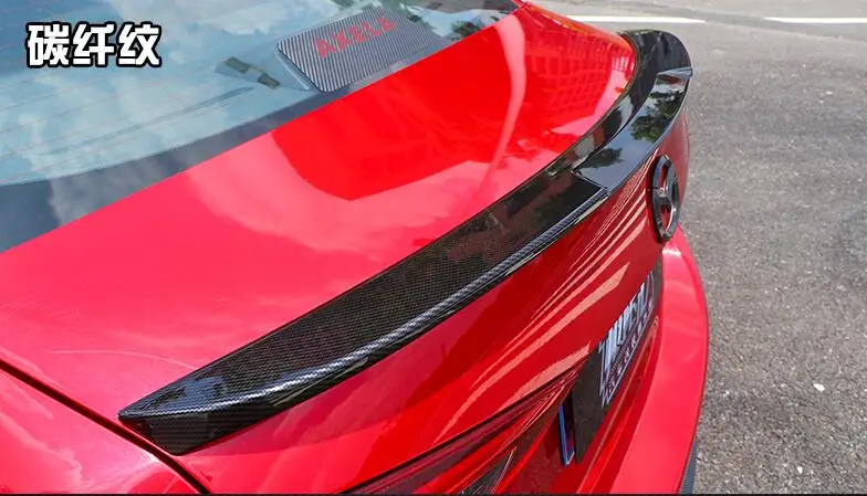 High quality ABS paint Car rear Trunk Lip Spoiler Wing Fits For MAZDA 3 M3 Axela 2014 2015 2016 2017 2018 2019 BY EMS | Автомобили и