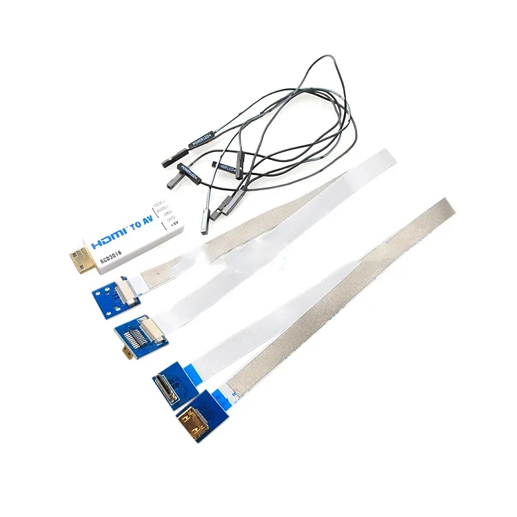 Универсальный микро/мини HDMI в AV конвертер Набор для GH3 GH4 BMPCC 5D Nex|micro hdmi to av|micro avmicro