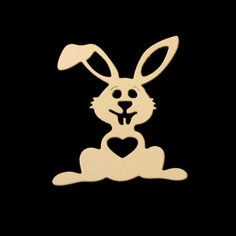Пасхальный кролик металлические режущие штампы скрапбукинг стальные и трафарет