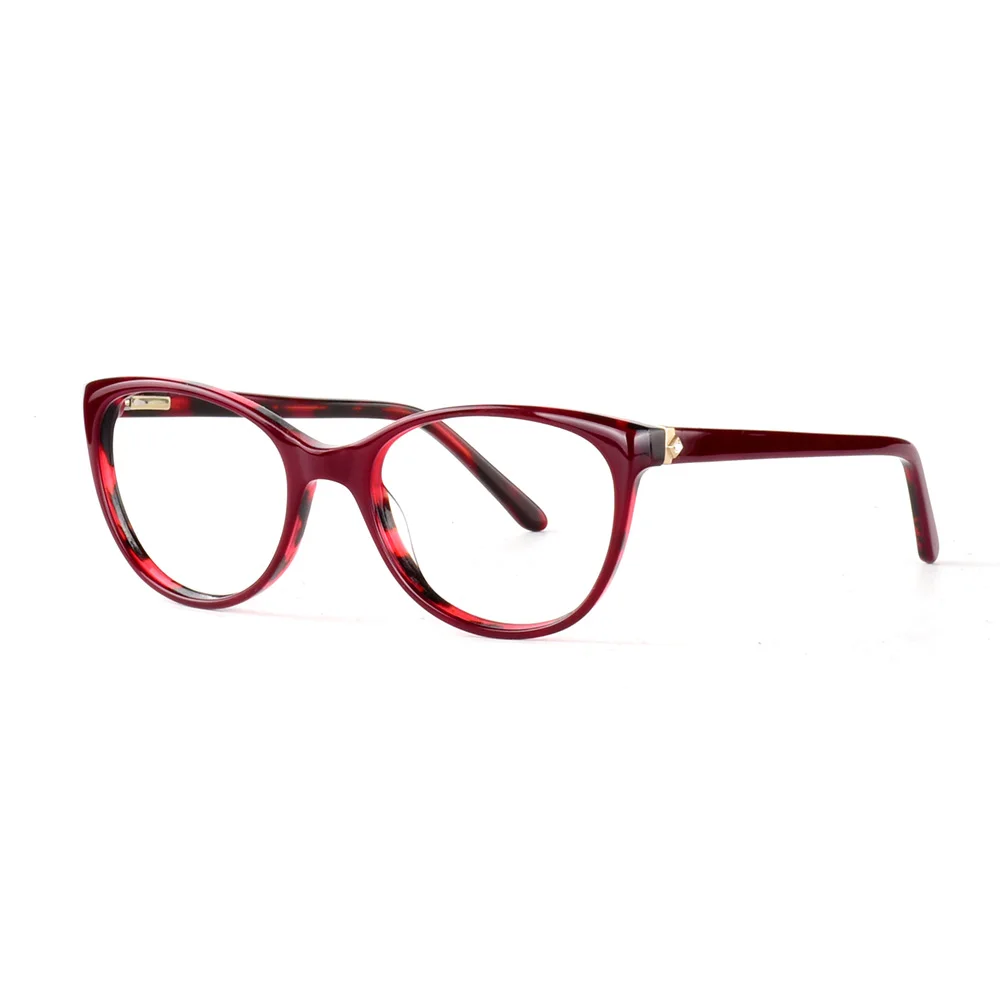 Женская оправа из ацетата черепахового цвета винтажная для очков оптическая