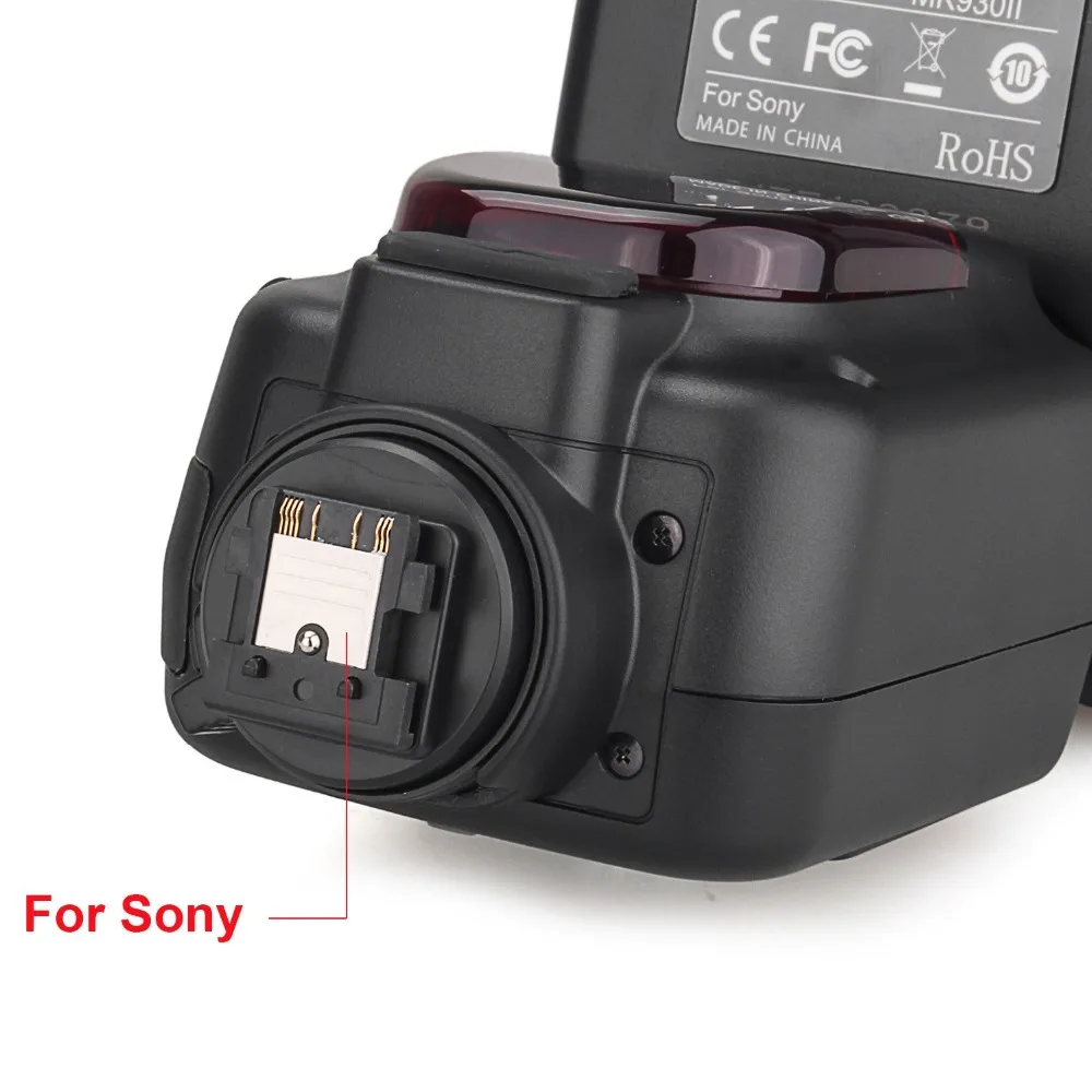 MEIKE MK-930 II Вспышка Photo Speedlite для sony DSLR камеры A7 A7R A7S A7 II A7R II A7S II A6300 A6000 светильник скорости с фильтром