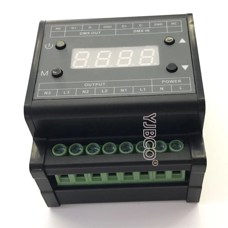 DMX302 светодиодный регулятор яркости высокого напряжения DMX triac|led dimmer|triac led dimmerled