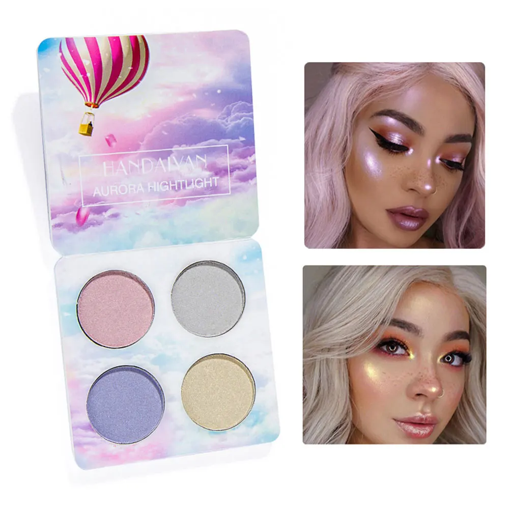 Base Makeup Highlighter Brighten illuminator Long Lasting Powder Contour Corrector Palette Bronzer Glow kit | Красота и здоровье