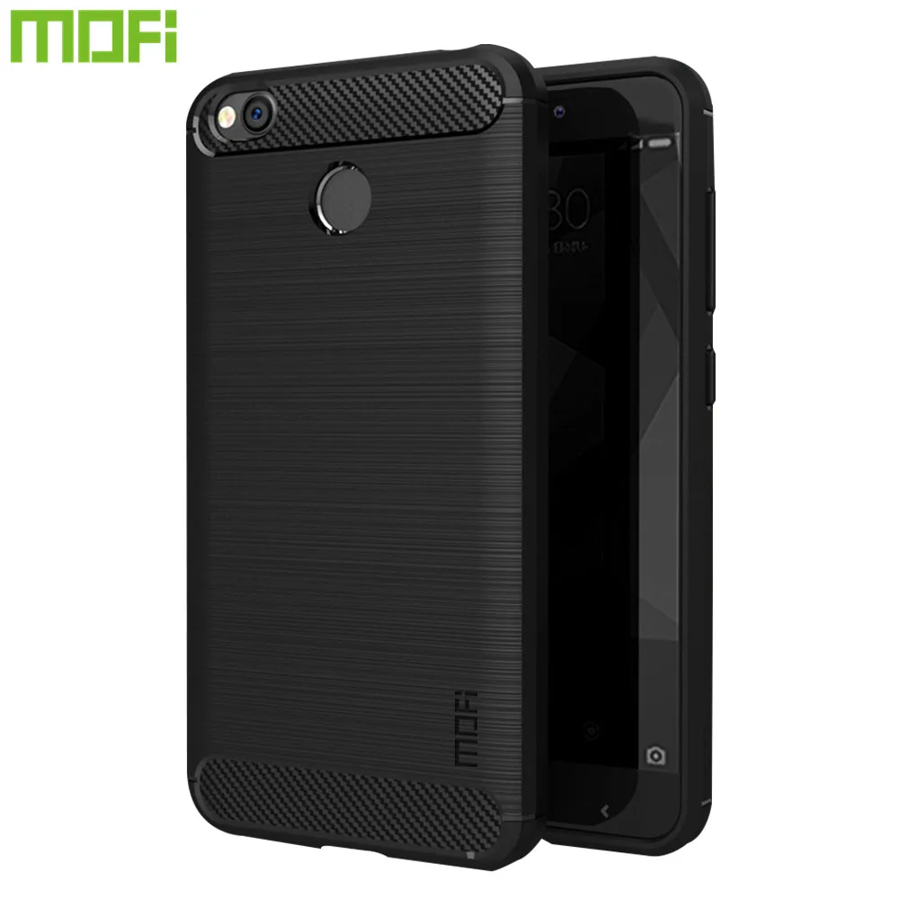 Оригинальный модный чехол для телефона MOFi XiaoMi redmi 4x мягкий силиконовый из