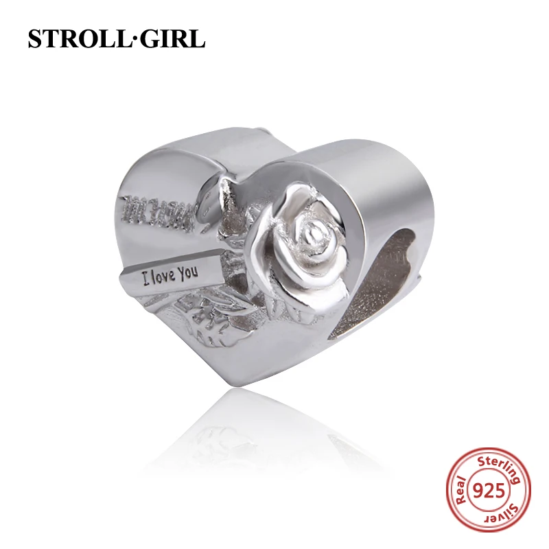 Fit Authentic Charms Bracelets 925 Sterling Silver DIY Love Hearts Shape Beads with CZ fashion Jewelry Making for women Gifts