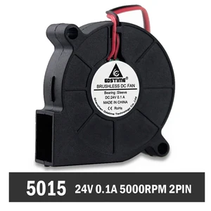 2 шт. Gdstime 5015 24В 2Pin 50 мм чехол для ПК, охлаждающий кулер, вентилятор постоянного тока 5015s