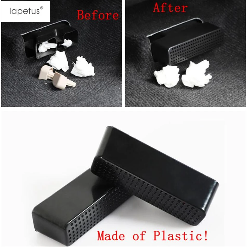 

Lapetus Accessories Fit For Toyota C-HR CHR 2016 - 2022 Seat Below Air Condition AC Vent Outlet Protection Dust Plug Cover Trim