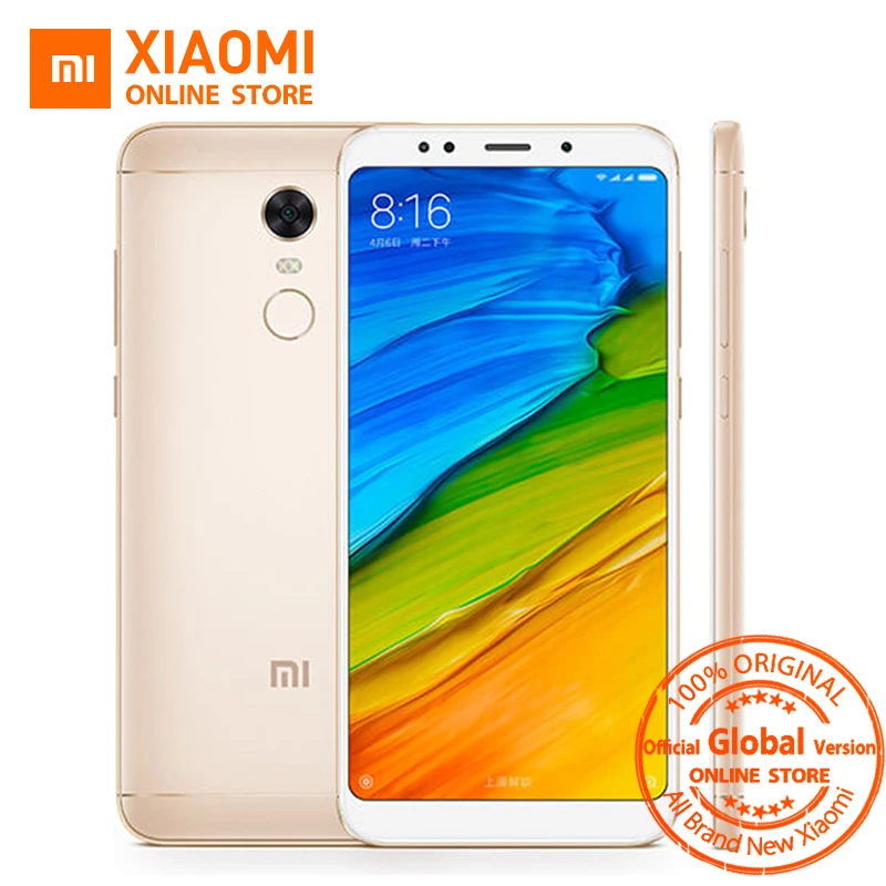 Смартфон Xiaomi Redmi 5 plus 4 Гб + 64 ГБ полный экран Глобальная версия дюйма Snapdragon 99 восемь
