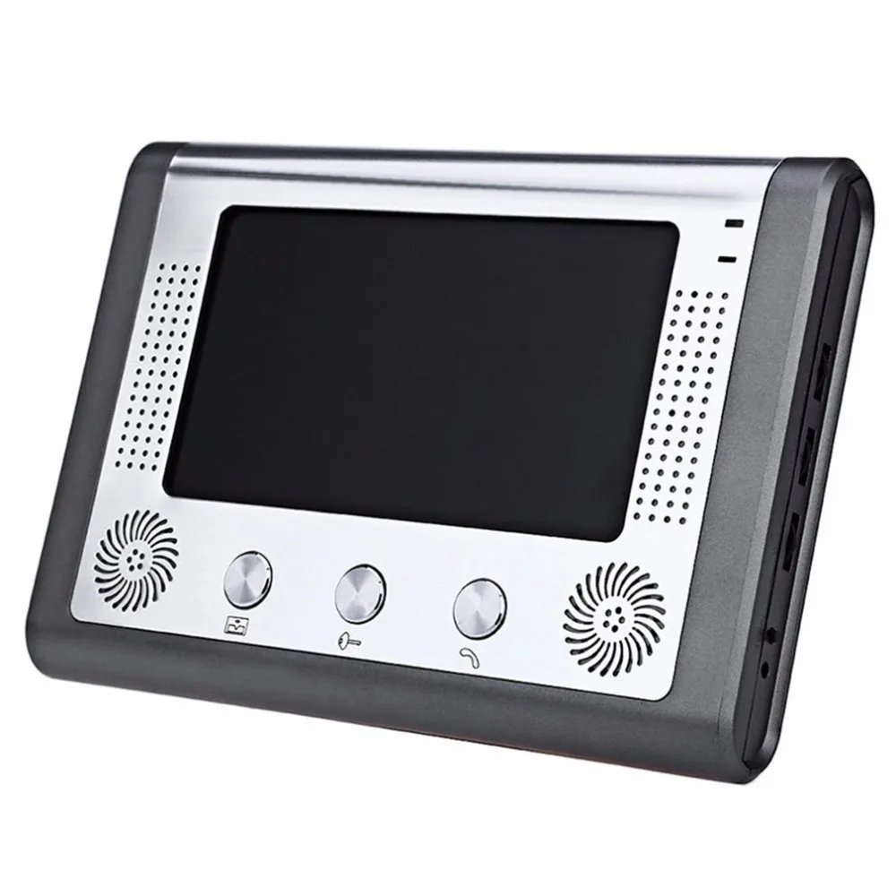 7 &quotдюймовый TFT сенсорный экран lcd цветной проводной видео дверной звонок Домофон